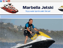 Tablet Screenshot of marbellajetski.com